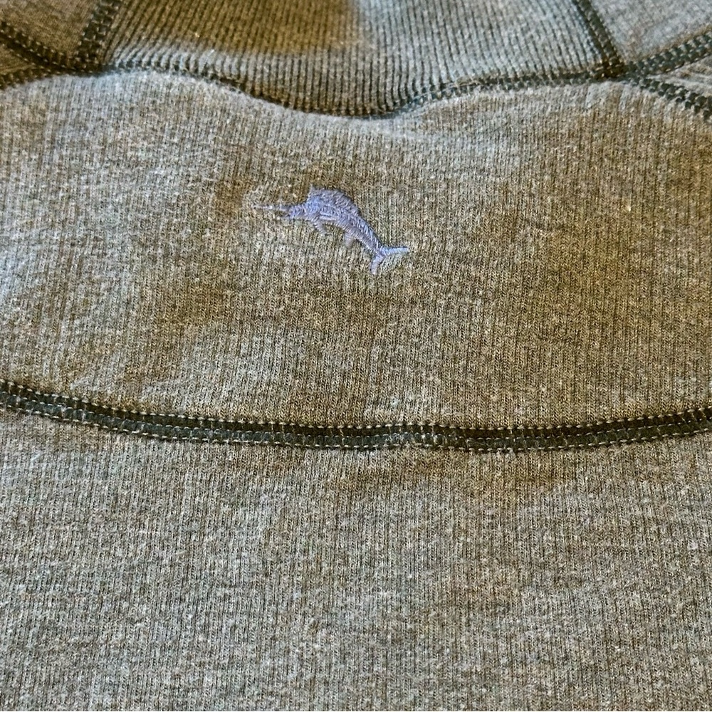 Tommy Bahama Flipshore Reversible Men’s XXL 1/4 Zip Pullover Sweater  Blue/Sage - Picture 12 of 16